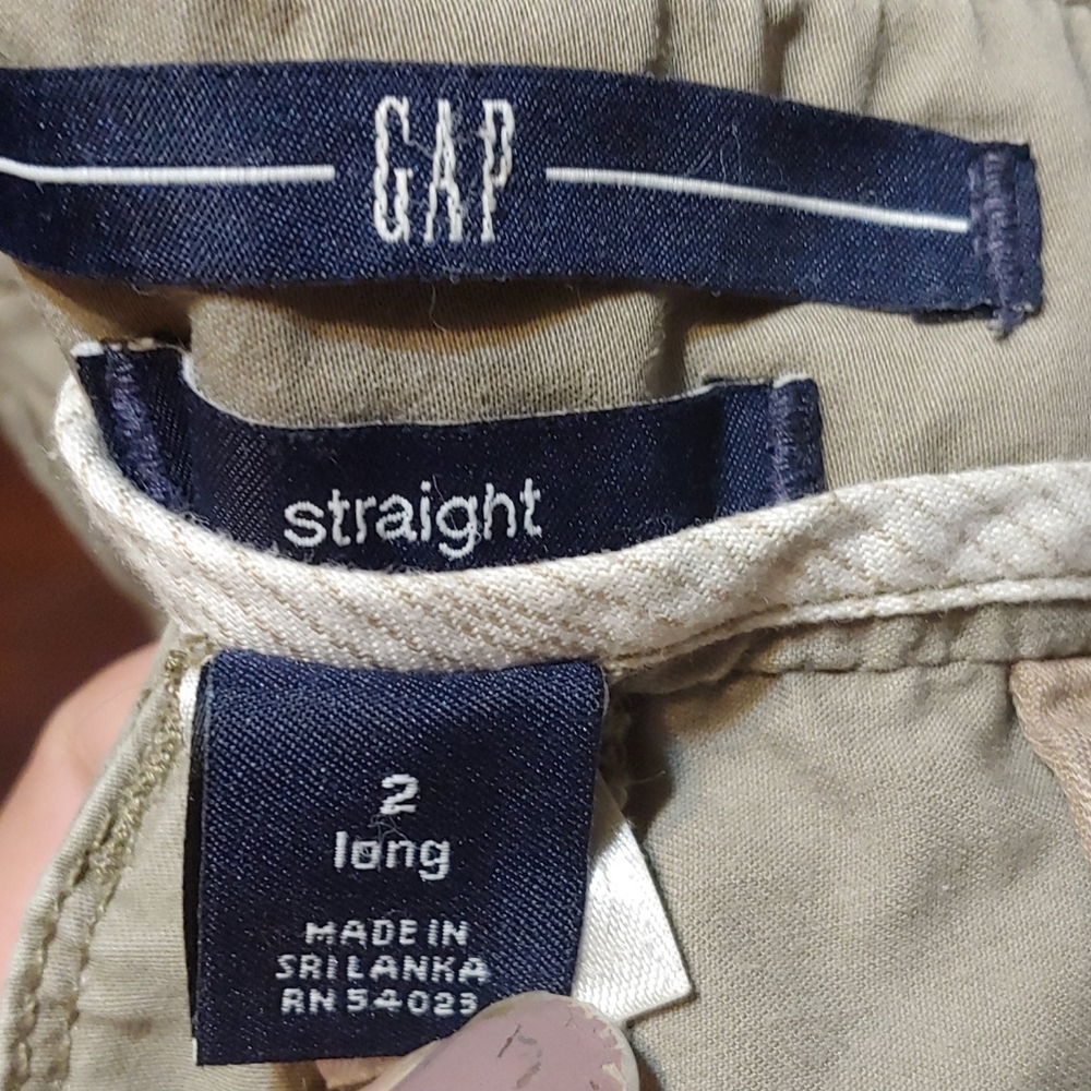 Gap khakis 2 long